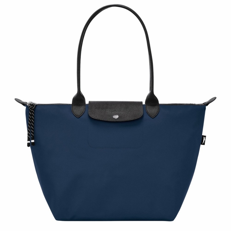 Navy Longchamp Le Pliage Energy L Women's Shoulder Bags